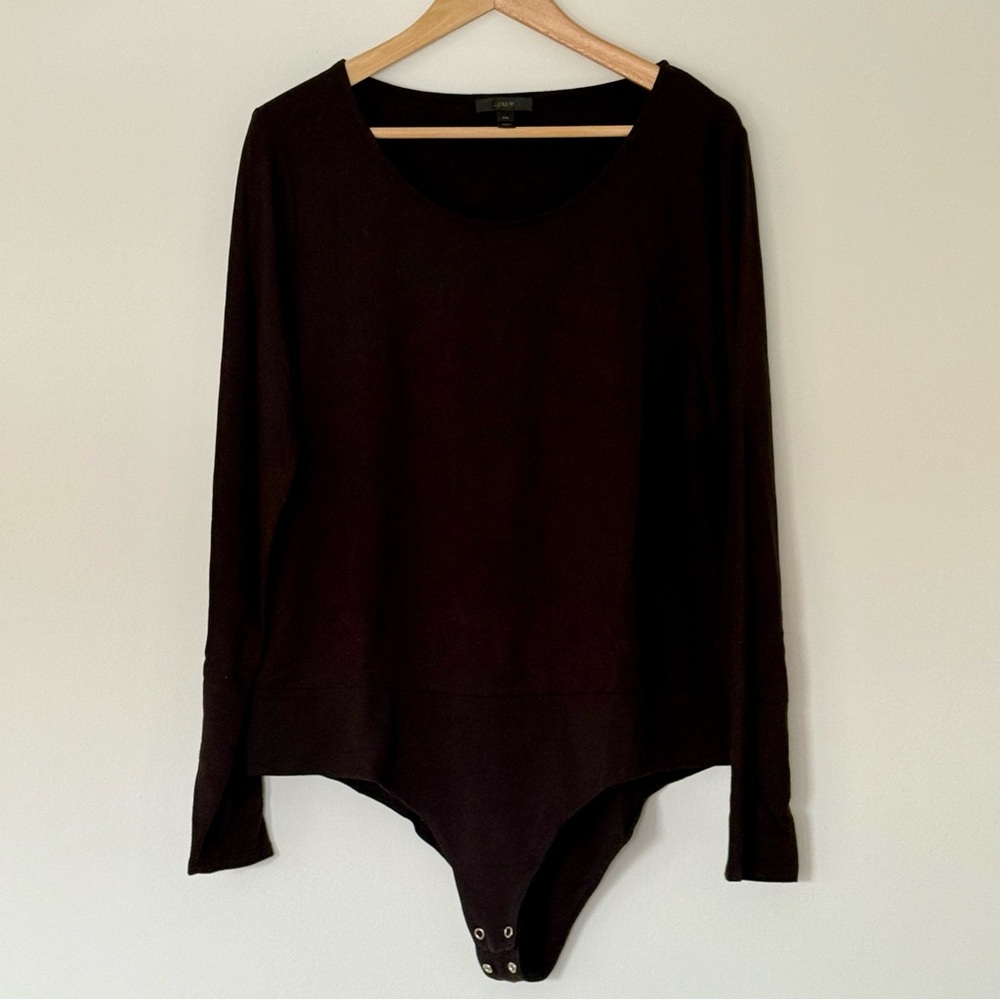 J.Crew | Black long sleeved body suit | XXL